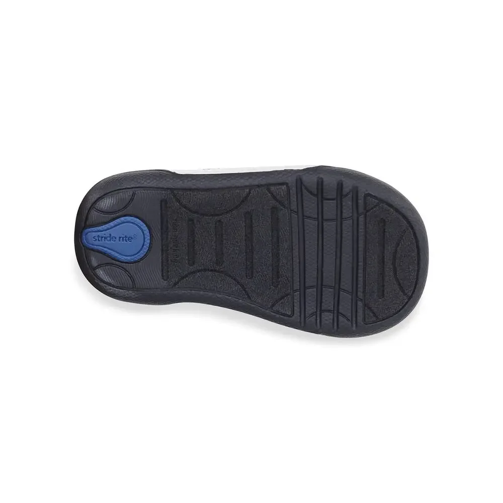 NWT Stride Rite Boy's SR Thompson Sneaker, Blue, 9.5 Toddler